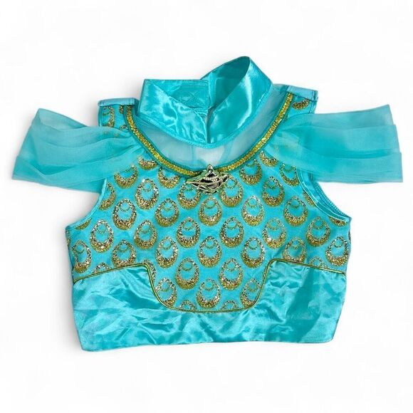 Disney Princess Jasmine Costume Set Castle Collection Kids Size 7/8 Halloween - Picture 3 of 9